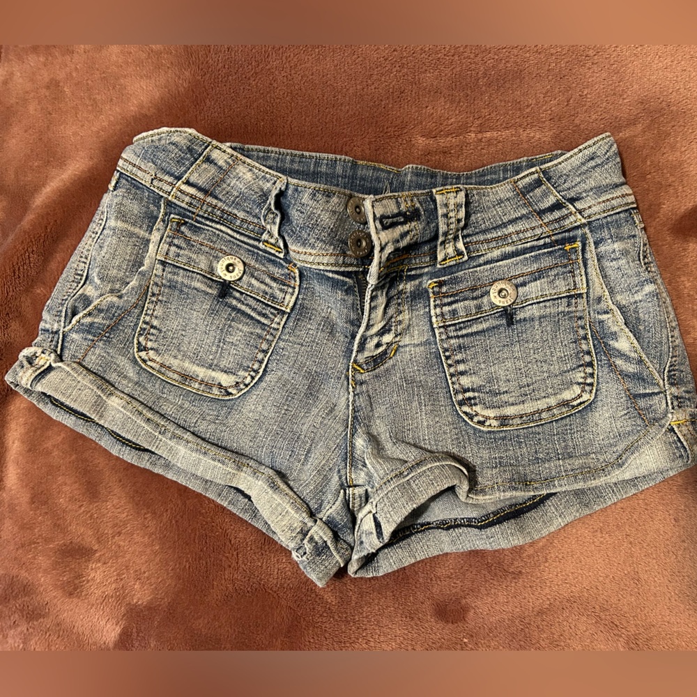 Nique Blue Jean Shorts for Women